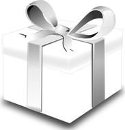 Black And White Present Clip Art N3