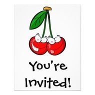 Cute Cartoon Cherry