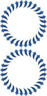 two circles, composed with Curved Arrows, Clip Art