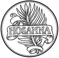 black and white logo with a leaf of a plant