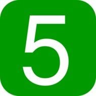 Number 5 Clip Art N49