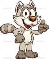 Raccoon Cartoon Characters N2