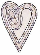 heart shaped decorative symbol
