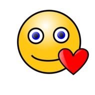 Emoticons Loving Face Clipart Medium Size