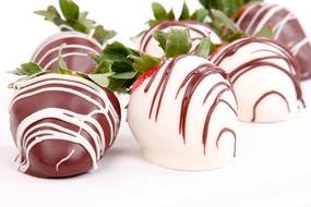 strawberries in chocolate