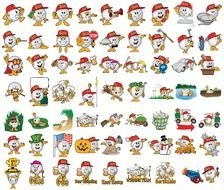 Golf Ball Cartoons Clip Art N28