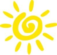 Blue Sun Clip Art N5