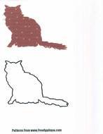 Free Cat Applique Patterns