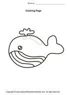 Whale Coloring Pages N4