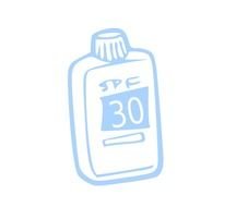 Sunscreen Bottle Clip Art N8