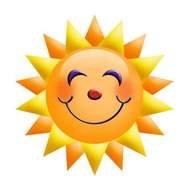 Sunshine Smiley Face Clip Art N6