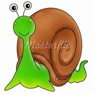 Cute Snail Cartoon
