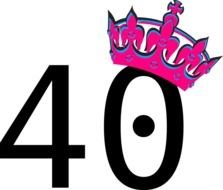 Number 40 Clip Art N5
