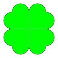 Four Leaf Clover Clip Art N61