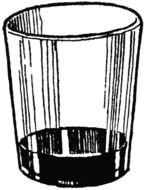 empty Glass drawing
