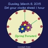 Spring Forward Daylight Savings Time 2015 N6