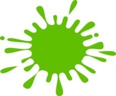 Green Paint Splatter Clip Art N35
