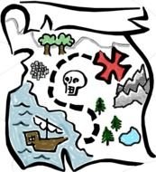 Pirate Treasure Map Clip Art Free N5