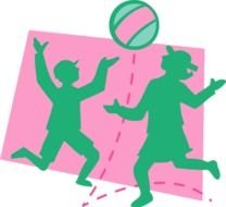Playing Ball Clip Art N6