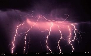 Lightning as picture for clipart