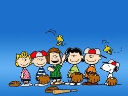 cartoon baseball as a graphic illustration