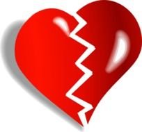 White Heartbreaker Clip Art
