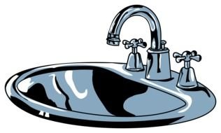 Cartoon kitchen sink clipart