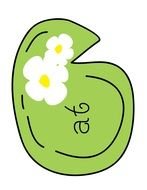 Frog Lily Pad Clip Art drawing