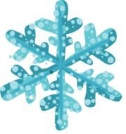 Holiday Snow Clip Art drawing