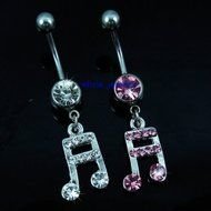 Navel Belly Ring Button Rings Body Piercing Jewelry JFB 7509jpg