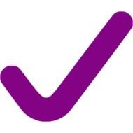 Purple Check Mark