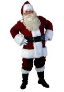 big beautiful santa claus as picture for clipart