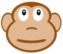 gorilla face drawing