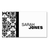 Http bizcardstudiocouk templates black And White Damask Elegant