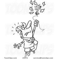 Balloon Popping Clip Art Black And White