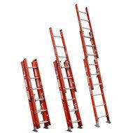 photo of three red sliding stairs