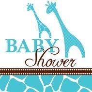 Blue Safari Baby Shower Theme