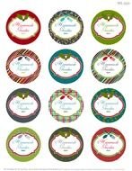 Printable Christmas Labels For Homemade Baking