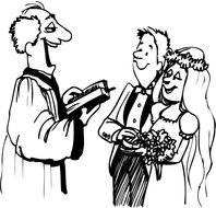 Christian Wedding people Clip Art