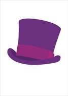 Willy Wonka Hat Clip Art drawing