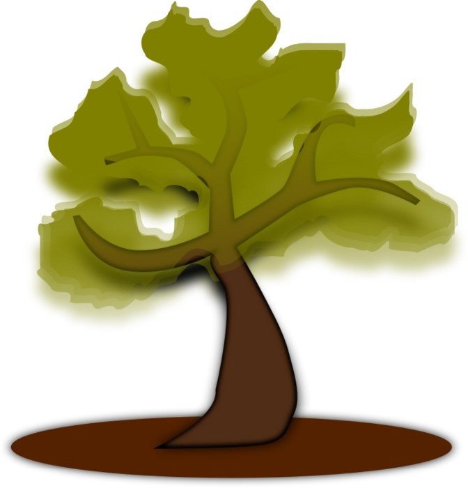 Green Palm Trees Clip Art