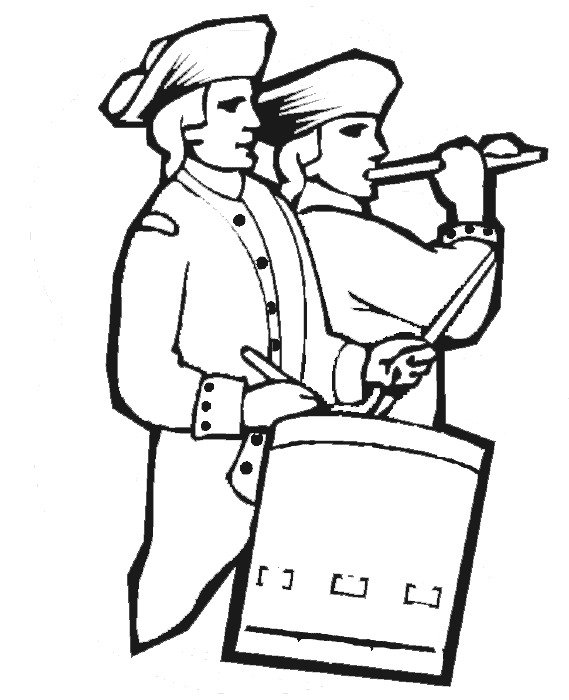 American Revolution Soldier Coloring Pages