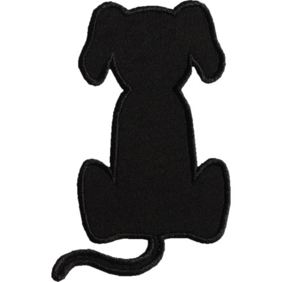 Sitting Dog Silhouette N4