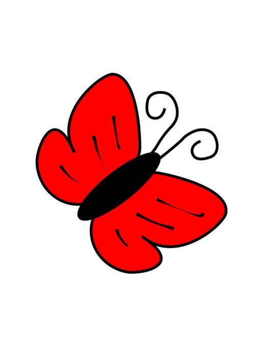 Blue Butterfly Clip Art N45