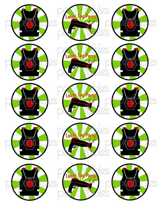 Target Laser Tag Clip Art N2