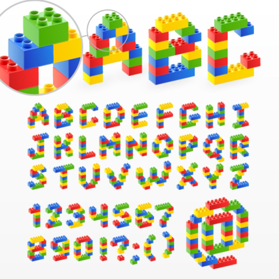 LEGO Brick Font Free