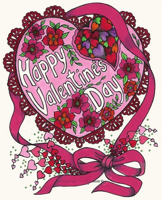 Hearts And Flowers ÐºÑÐ² drawing