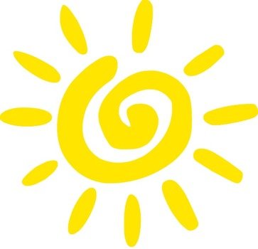 Blue Sun Clip Art N5
