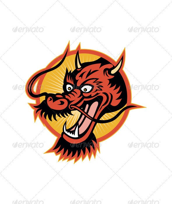 Chinese Dragon Head N9