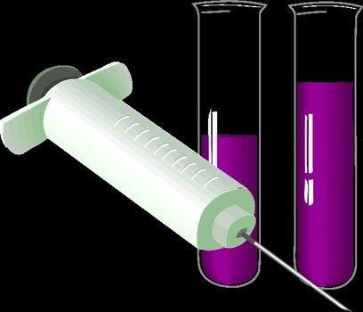 Blood Vial Clip Art N6